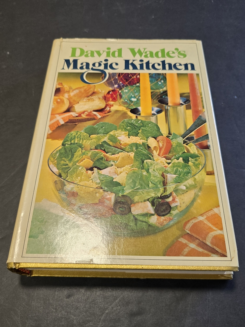 David Wade's Magic Kitchen Vintage Cookbook 1973 HCDJ